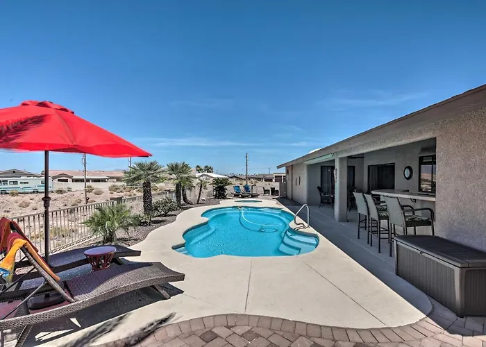 Heated Pool, & Mtn Views: Havasu Home!
